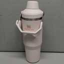 Stanley IceFlow 2.0 Fast Flow Tumbler with Handle 30 oz | Twist On Angled Spout Lid | Leakproof Water Bottle | Insulated Stainless Steel | BPA-Free | Rose Quartz