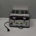 Toaster 4 Slice Retro Stainless Steel,Best Prime 4 Slice Toaster Wide Solt with 7 Shade Settings, Perfect for Waffles, Bagels and More Lainsten T-527