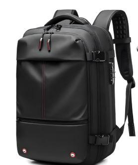 Vacpack Backpack, Air Backpack With Pump, 60L Expandable Backpack, Anti Theft Vacpack Travel Vacuum Backpack (black)