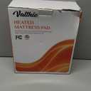 Heated Mattress Pad Full Size,Electric Mattress Pad with Preheat Functions,Bed Warmer with 12 Heat Settings Controller & 1-12 Hours Auto Shut Off,Machine Washable (54"x75",White)