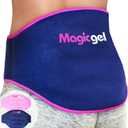 Magic Gel Ice Pack for Back Pain Relief | 2 Pack Reusable Lower Back Wrap for Hot or Cold Therapy | Relief for Lower Lumbar, Sciatic Nerve, Herniated or Degenerative Disc, Coccyx, Tailbone Pain