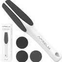 APRELM 3-Sided Nano Glass Foot File, 3-in-1 Coarse/Medium/Fine Foot Callus Remover, Professional Callus Remover for Feet Hard Skin Smooth Polishing (White)