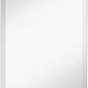 Hamilton Hills 16x24 inch Frameless Rectangular Mirror | Small Polished Glass Core Back, Lightweight Vanity Mirror | Beveled Bathroom Mirrors for Wall | Hanging Horizontally or Vertically Gym Mirror