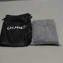 USHMA Inflatable Wedge Pillow, Portable Travel Wedge Pillow, Fast Inflation & Deflation Inflatable Wedge Pillows for Travel, Blow Up Sleeping Back Knee Bed (24*24*8", Dark Grey)