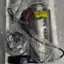 Neretva Burr Coffee Grinder, 2 in 1 Professional Espresso Grinder Stainless Steel Suit 51~58mm Portafilter Coffee Bean Grinder 30 Precise Setting & Anti-Static for Espresso/French Press/Drip/Cold Brew (Silver)