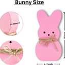 2 x Easter Decor,4Pc Spring Decorations for Home,Wooden Ornament Colorful Bunny Shape,Suitable for Multi-Layer Pallets in Indoor Offices Home Decorations Rabbit Decor