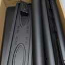 TVON Universal Floor TV Stand with Mount for Most 32-60 Inch TVs up to 88lbs, Height Adjustable TV Floor Stand with Wood Base for Space Saving, Tall Floor TV Stand for Bedroom, Corner & Living Room (BLACK)