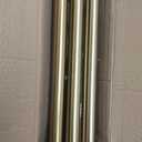 Heavy Duty Double Curtain Rods, 1 1/8IN Diameter Nonadjustable Dual Window Rods 132IN/11FT Length with Luxury Adjustable Brackets, Warm Gold