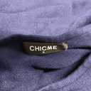 CHICME 2 Piece Lounge Outfit Long Sleeve Knit Pullover Tops Drawstring Pants Set Tracksuit Sweatsuit (Blue,Small)