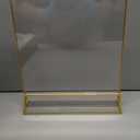 PPH-Sisy Acrylic Sign Holder 8.5X11 Clear Sign Holder,Double Sided Flyer Holder, Table Menu Holder Display Stand for Wedding Table Number (6pcs)