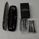 Aquasonic Black Series Ultra Whitening Toothbrush  ADA Accepted Electric Toothbrush- 8 Brush Heads & Travel Case  40,000 VPM Electric Motor & Wireless Charging - 4 Modes w Smart Timer