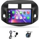 8Core 6+128G Car Stereo for Toyota RAV4 2006-2012 Wireless Carplay Android Auto,10.1 inch 1280 * 720P IPS Touch Screen Radio, Android/GPS/WiFi/32band DSP Audio/Bluetooth/SWC/Backup Camera