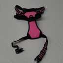 rabbitgoo Dog Harness No Pull with 2 Leash Clips, Adjustable Soft Padded, Reflective Oxford No Choke Pet Vest with Easy Control Handle for Large Dogs, Hot Pink, L