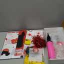 Red Yellow and Black Balloon Stand Centerpiece Table Decorations for Mouse Birthday Movie Night Party Decorations(Red yellow black set4)