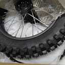 17” Front 14” Rear Dirt Bike Wheel Set 70/100-17 & 90/100-14 Tire Rim Assembly with Tubes Bearings Spacers 12mm Conversion for 110cc 125cc 140cc 150cc 160cc Pit Bikes SSR Taotao Offroad Motorcycle