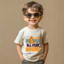 Halloween Shirt for Kids  Cute Skeleton Pumpkin Ghost Holiday T-Shirt for Toddler Boys& Girls, 2T-8T (5-6 Years, Round)