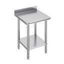 Mophorn Stainless Steel Table Work Table 24 x 24 x 34 Inch Commercial Food Prep Worktable Heavy Duty Prep Worktable Metal Work Table with Adjustable Feet for Restaurant, Home and Hotel (24*24*34In)