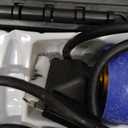 Carpet Trimmer with Shearing Guide, Electric Speed Adjustable Rug Tufting Carver Clippers, Electric Rug Shears Carpet Carving Tool for Handmade Rug Clean and Tufted Rug(with Stand Base and 2 Blades)