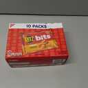 RITZ Bits Cheese Sandwich Crackers, Lunch Snacks for Kids and Adults, 10 Snack Packs, Expiry: 02/24/27