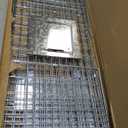 Faicuk Large Collapsible Humane Live Animal Cage Trap for Raccoon, Opossum, Stray Cat, Rabbit, Groundhog and Armadillo 32 x 11 x 13 Inch