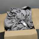 2-Pack Pure Cotton Twin XL Fitted Sheet for Adjustable Bed Split King, 600 TC 16" Deep Pocket Egyptian Cotton Fitted Sheet (2pcs, Twin XL, Gray)