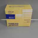 THREAD SPREAD Egyptian Cotton Sheets King Size - 600 Thread Count Sheets King 4 PC White Luxury Sheet King Size, 16" Deep Pocket, Extra Soft, Cooling Sateen Weave Hotel Luxury Bed Sheet Sets