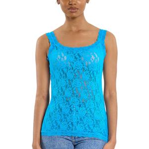 hanky panky Signature Lace Unlined Camisole (1390L),Small,Mediterranean Sea - Mediterranean Sea,Small