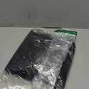 Hanes Mens Cotton, Moisture-wicking Crew Tee Undershirts, Multi-packs T-Shirt, Black - 3Pack, Large US