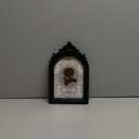 SIKOO Vintage Picture Frame 5x7 Black Gothic Picture Frame Tabletop and Wall Mount Vintage Gothic Decor Ornate Photo Gallery Art