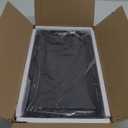 Expandable Cabinet Shelf Organizer Rack, Stackable Kitchen Counter Storage Shelves Stand, Adjustable Height Pantry Shelf Spice Rack (Black, 1 Pack) (8.7''D*15.7-25.6''W*9.8''H)