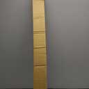 DEZ FURNISHINGS Cordless 1" Light Filtering Pleated Shade, Fabric, 45" W x 48" H, Ecru