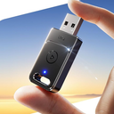 Cleviton for Apple Carplay Wireless Adapter, 3X Fast AutoConnect, No Latency, Plug&Play, Wireless Carplay Adapter, 2025 Mini Car Play Dongle for iPhone 6~17, Fit for 927+ Cars,USB A/C,Matte Black