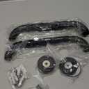 2 Pack 12 Inch Anti-Slip Shower Grab Bars w/Rubber Grip, iMomwee Stainless Steel Bathroom Wall Mount Matte Black Grab Bar Handle, Safety Balance Handrail, Handicap Elderly Senior Assist Bath Handle