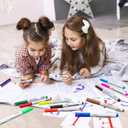 2 x 12pcs Magical Drawing Pen, Water Art Pens With Spoon Magical Water Painting Water Marker Doodle Pens Floating Marker Pens Toys Gifts for 3-12 Year Old Boys Girls Toddlers New Year's Gift