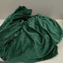 H.VERSAILTEX Stretch Velvet Sofa Covers for 3 Cushion Couch Covers Furniture Protector Soft with Non Slip Elastic Bottom, Crafted from Thick Comfy Rich Velour (Large Sofa 90"-97", Green)