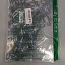 UPINS 100pack Aluminum Keychain Carabiner Spring Clip D Shape Hook Durable Sport Accessories