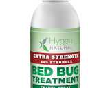 Hygea Natural Extra Strength Bed Bug & Mite Natural Travel Spray,TSA Approved Size, Child & Pet-Friendly, Stain & Odor Free, for Hotel, Suitcase, Backpack, Shoes, 66% Stronger Natural Formula(3oz)