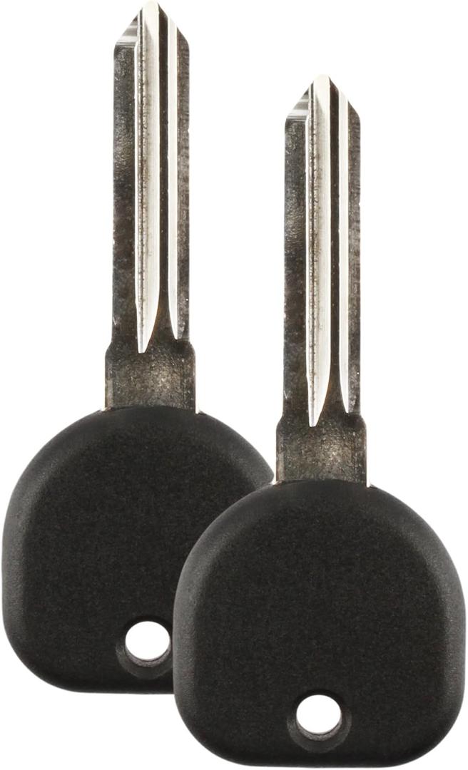 Replacement Ignition Transponder Uncut Key Compatible with ID 13 (2 Pack)