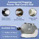 C100 Plus - US Plug ULV Disinfectant Fogger, 1.1 Gallon Mosquito Fogger Machine - Insect Fogger Machine, Ideal for ULV Spraying- Cold Fogger Spraying Machine Distance 26ft
