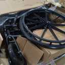 Medline Lightweight Wheelchair for Adults With Swing-Back, Desk-Length Arms, Elevating Leg Rests; 20" x 16"D Seat