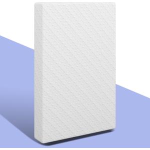 3" Mini Crib Mattress, 38" x24" Premium Foam, Waterproof Soft Outer Cover, fits Most Mini Crib Bed, White