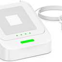 WUKUR Reader Dock for Square Card Reader 2nd Gen, Holder Stand for Square Reader 2 Gen Credit Card Reader Dock with Detachable USB-C Port and Smart Anti-Slip Button (Cable and Wall Charger Included)