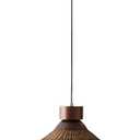 Rattan Woven Pendant Hanging Lighting,Vintage Ceiling Light Bamboo Chandelier for Living Room Bedroom Restaurant Cafe Teahouse Bar Dining Room