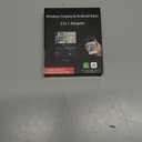 Wireless CarPlay Adapter, 2025 Upgraded 2-in-1 Mini Size CarPlay & Android Auto, Convert Wired to Wireless with USB & Type-C, Plug & Play, Stable Control & No Delay Car Play with iPhone & Android