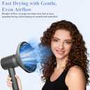 6-Inch Diffuser Attachment for Dyson Hair Dryers, Curl-Enhancing Large Diffuser Compatible with Dyson Supersonic Hair Dryer Attachment, Faster Drying Defines Curls for Waves Curls Coils Hair