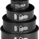 Cake Pan Set for Baking, Non-Stick Springform Pans Set of 4 (4, 7, 9 10inches), Round Cake Pans,Cheesecake Pan, Leak-Proof Cake Pans with Removable Bottom