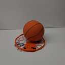 Silent Basketball and Hoop Set, Silent Basketball, 2025 Upgrade Quiet Foam Indoor Training Ball, No Noise with Wall Mount Hoop Silent Ball Professional Indoor Basketballs Frame (No.7-9.56in)
