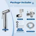 Handheld Bidet Sprayer for Toilet - Feminine Wash, Toilet Cleaning - Stainless Steel, Adjustable Water Pressure, Easy Installation