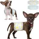 Dono Disposable Male Dog Diapers - 48 Pack: Super Absorbent Male Dog Wraps for Small to Large Dogs, 360  Leak-Proof with Wetness Indicator (XS(6-13in))