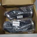 Engine Air Intake Hose Tube With Clamps(Left and Right Side).Replaces Part #16576-JK20A 16576-JK20B 16576-JK21A 16576-JK21B.Compatible with Infiniti EX35 2008-2012 G35 2007-2008 3.5L V6